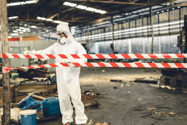 Professional Odor Removal technician working in Mojave, CA